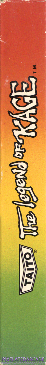 Legend of Kage, The Cover Art: Right Spine