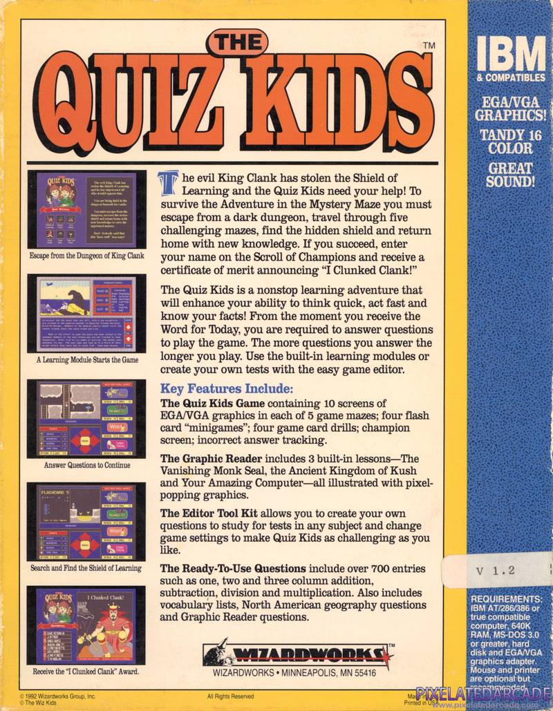 Quiz Kids: Adventure in the Mystery Maze, The Cover Art: Quiz Kids: Adventure in the Mystery Maze, The Cover Art: