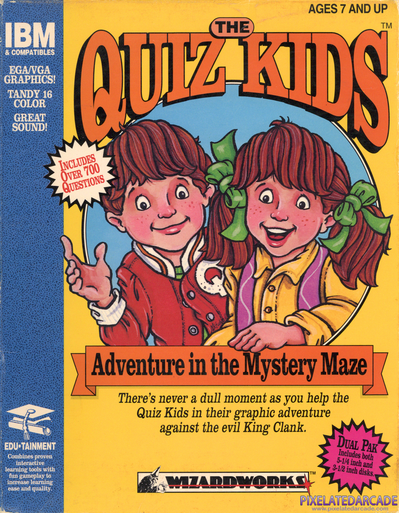 Quiz Kids: Adventure in the Mystery Maze, The Cover Art: Quiz Kids: Adventure in the Mystery Maze, The Cover Art: