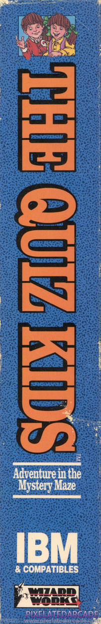 Quiz Kids: Adventure in the Mystery Maze, The Cover Art: Left Spine Quiz Kids: Adventure in the Mystery Maze, The Cover Art: Left Spine