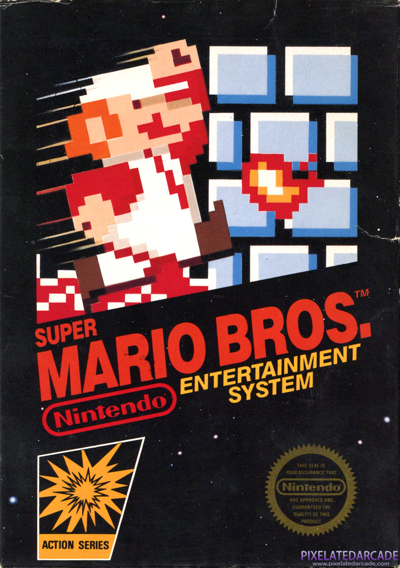 Super Mario Bros. Cover Art: Super Mario Bros. Cover Art: