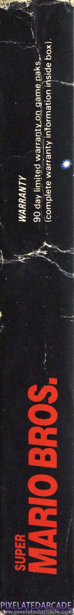 Super Mario Bros. Cover Art: Right Spine Super Mario Bros. Cover Art: Right Spine