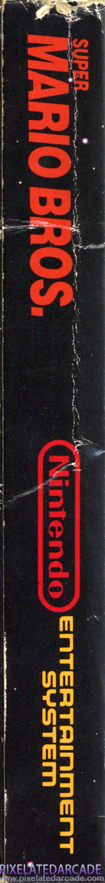 Super Mario Bros. Cover Art: Left Spine Super Mario Bros. Cover Art: Left Spine