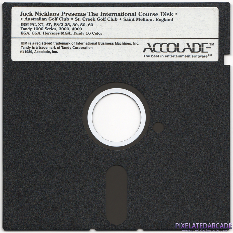 Jack Nicklaus Presents The International Course Disk Cover Art: Jack Nicklaus Presents The International Course Disk Cover Art: