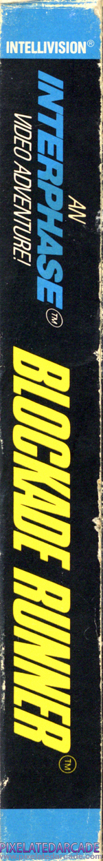 Blockade Runner Cover Art: Right Spine Blockade Runner Cover Art: Right Spine
