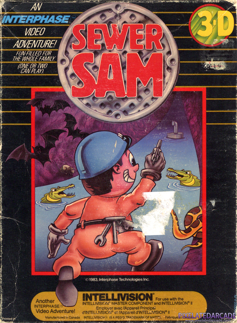 Sewer Sam Cover Art: Sewer Sam Cover Art: