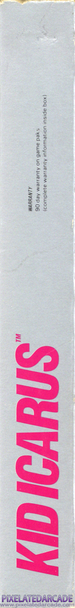 Kid Icarus Cover Art: Right Spine Kid Icarus Cover Art: Right Spine