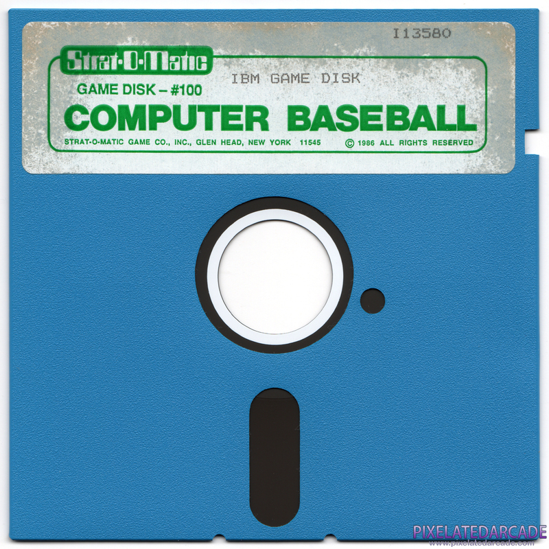 Strat-O-Matic Computer Baseball Cover Art: Game Disk Strat-O-Matic Computer Baseball Cover Art: Game Disk