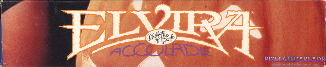 Elvira Cover Art: Bottom Spine Elvira Cover Art: Bottom Spine