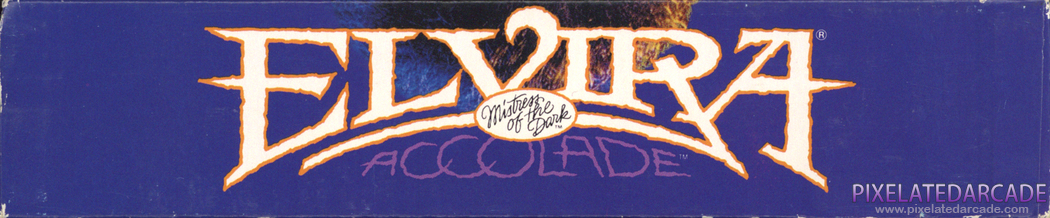 Elvira Cover Art: Top Spine Elvira Cover Art: Top Spine