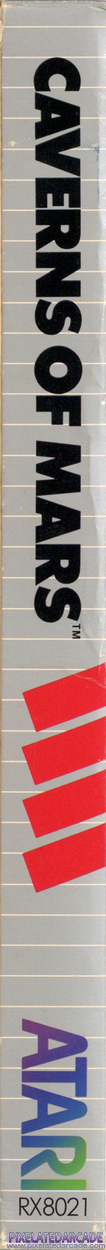 Caverns of Mars Cover Art: Left Spine Caverns of Mars Cover Art: Left Spine