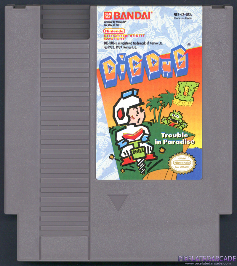 Dig Dug II Cover Art: Front