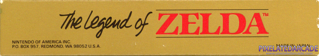 Legend of Zelda, The Cover Art: Top Spine Legend of Zelda, The Cover Art: Top Spine