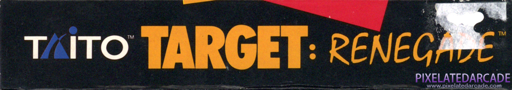 Target: Renegade Cover Art: Top Spine Target: Renegade Cover Art: Top Spine