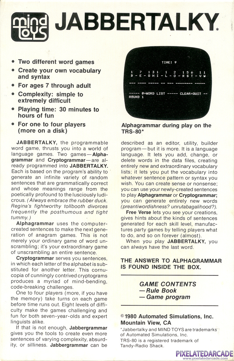 Jabbertalky Cover Art: 