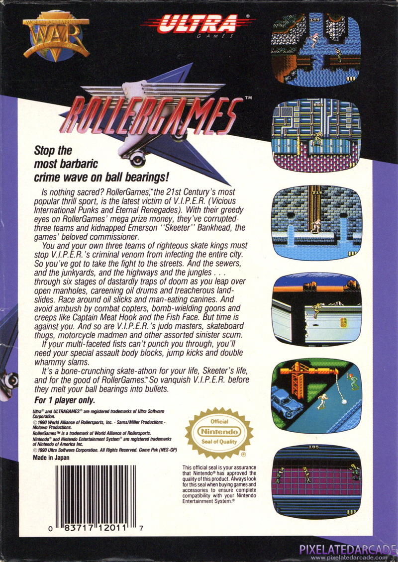 Rollergames Cover Art: Rollergames Cover Art: