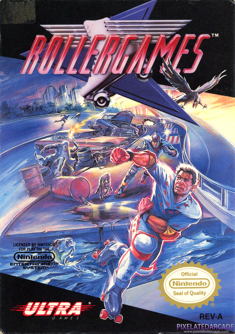 Rollergames Cover Art: Rollergames Cover Art: