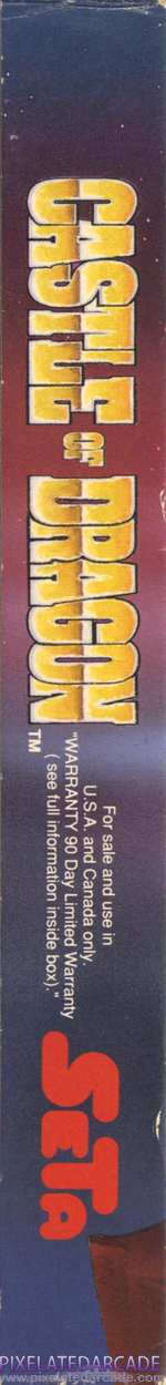 Castle of Dragon Cover Art: Left Spine Castle of Dragon Cover Art: Left Spine