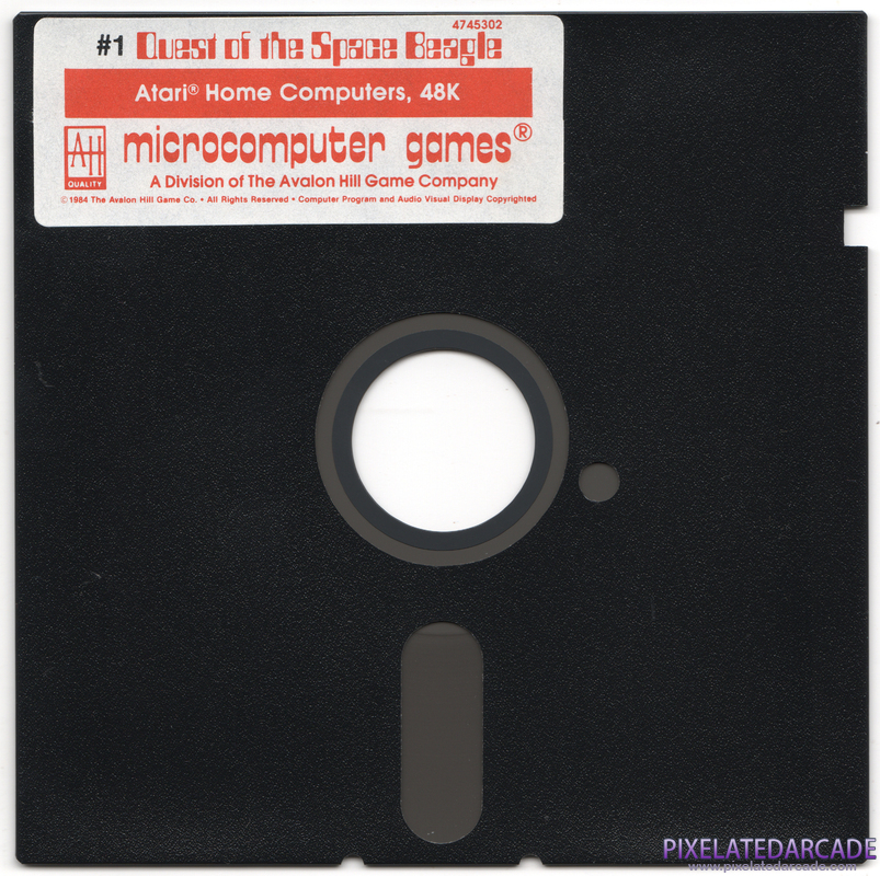 Quest of the Space Beagle Cover Art: Disk 1 of 2