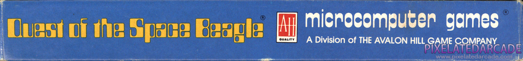 Quest of the Space Beagle Cover Art: Bottom Spine Quest of the Space Beagle Cover Art: Bottom Spine