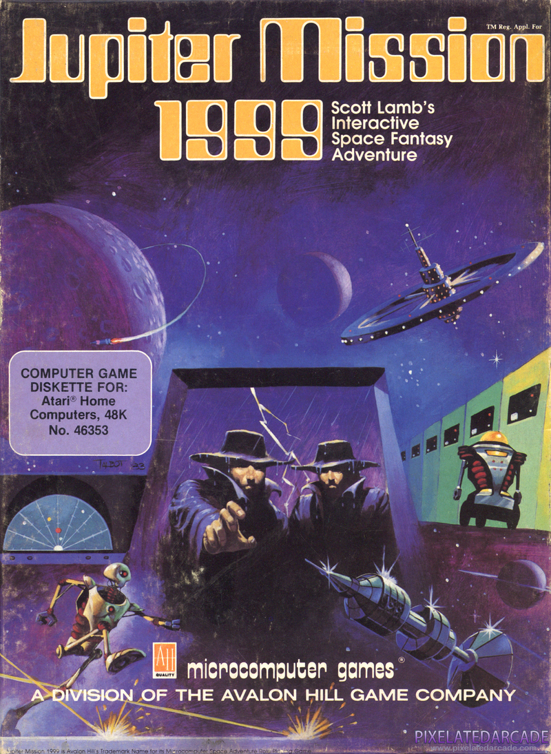 Jupiter Mission 1999 Cover Art: Jupiter Mission 1999 Cover Art: