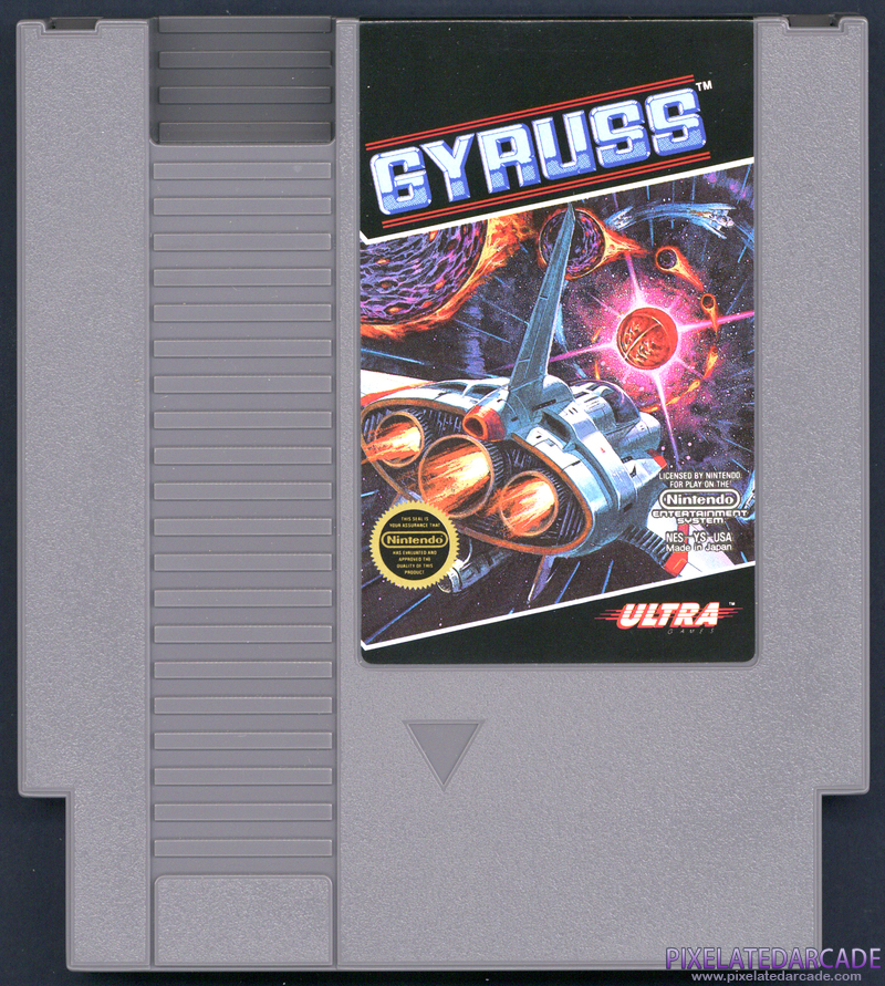 Gyruss Cover Art: Front Gyruss Cover Art: Front