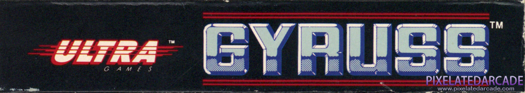 Gyruss Cover Art: Top Spine Gyruss Cover Art: Top Spine