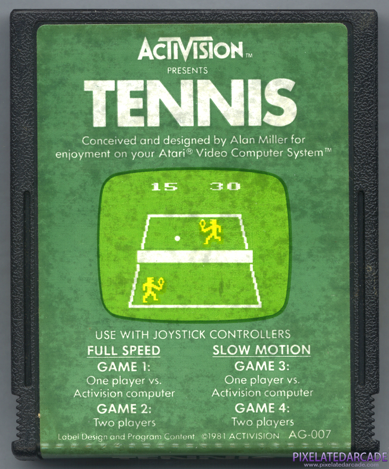 Tennis Cover Art: Front Tennis Cover Art: Front