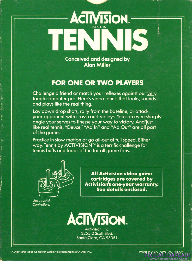 Tennis Cover Art: Tennis Cover Art: