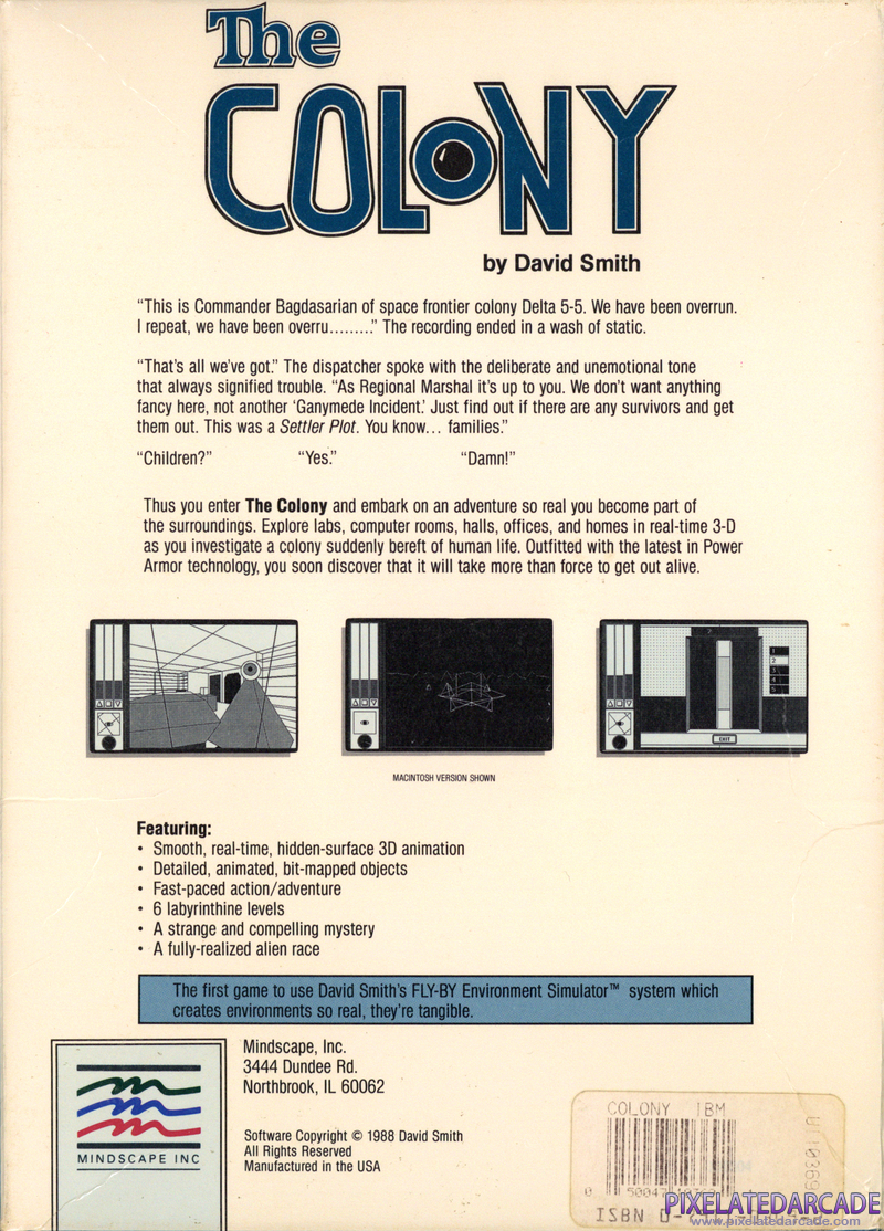 Colony, The Cover Art: Colony, The Cover Art: