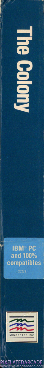 Colony, The Cover Art: Left Spine Colony, The Cover Art: Left Spine