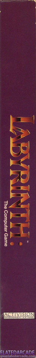 Labyrinth: The Computer Game Cover Art: Right Spine Labyrinth: The Computer Game Cover Art: Right Spine