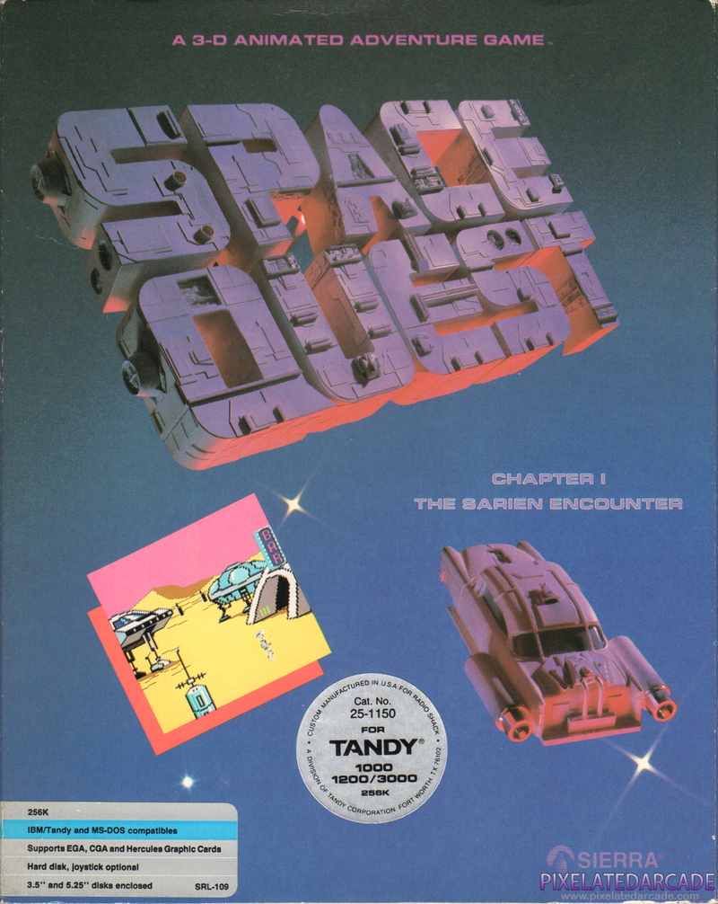 Space Quest: Chapter I - The Sarien Encounter Cover Art: Space Quest: Chapter I - The Sarien Encounter Cover Art:
