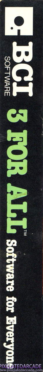 3 for All Cover Art: Left Spine 3 for All Cover Art: Left Spine