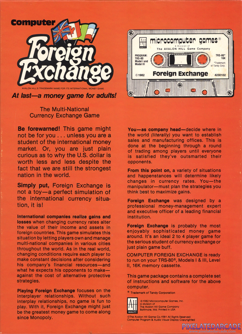 Computer Foreign Exchange Cover Art: Computer Foreign Exchange Cover Art: