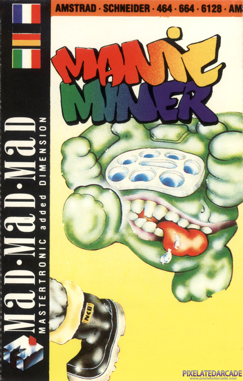 Manic Miner Cover Art: Manic Miner Cover Art:
