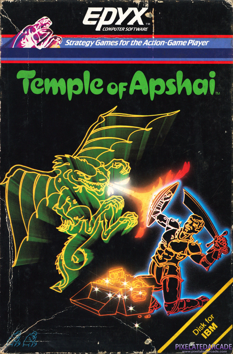 Dunjonquest: Temple of Apshai Cover Art: Dunjonquest: Temple of Apshai Cover Art: