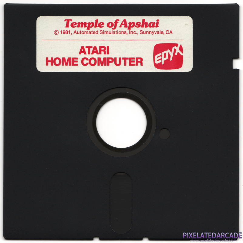 Dunjonquest: Temple of Apshai Cover Art: Dunjonquest: Temple of Apshai Cover Art: