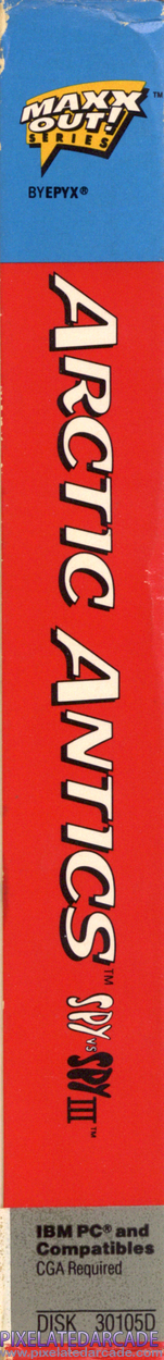 Spy vs. Spy III: Arctic Antics Cover Art: Left Spine Spy vs. Spy III: Arctic Antics Cover Art: Left Spine