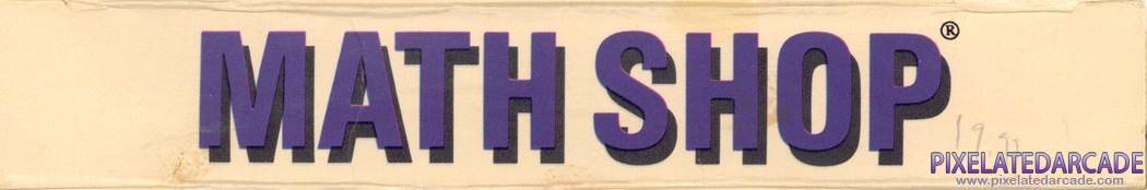 Math Shop Cover Art: Top Spine Math Shop Cover Art: Top Spine