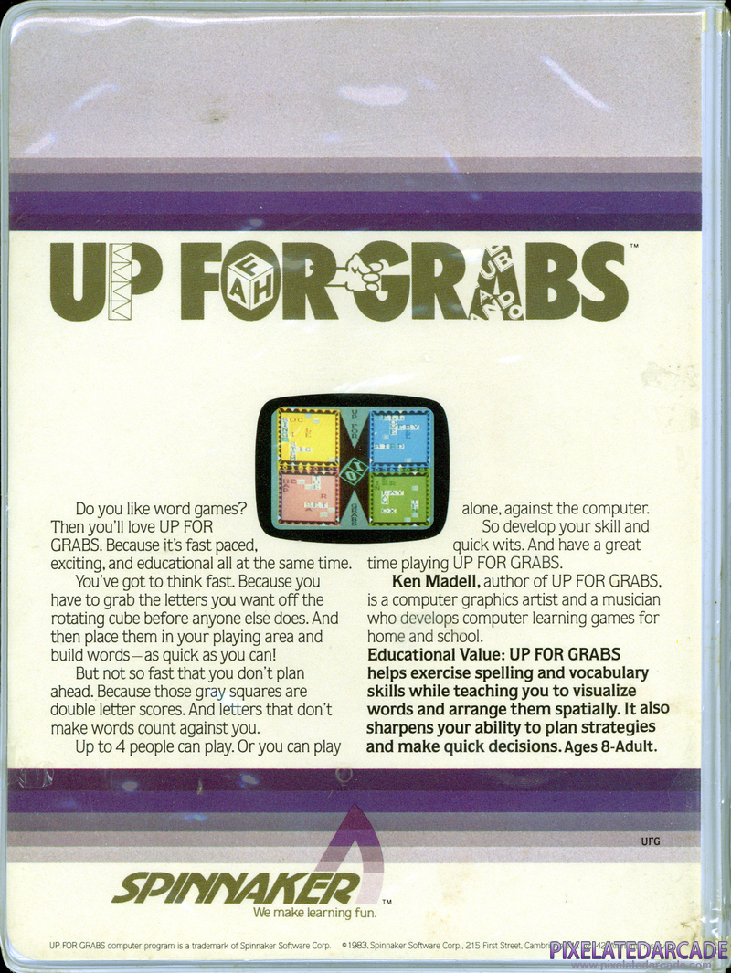 Up for Grabs Cover Art: Up for Grabs Cover Art: