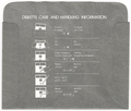 Disk Sleeve - Back