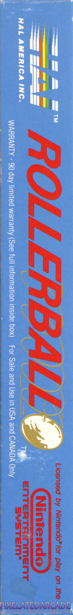 Rollerball Cover Art: Left Spine