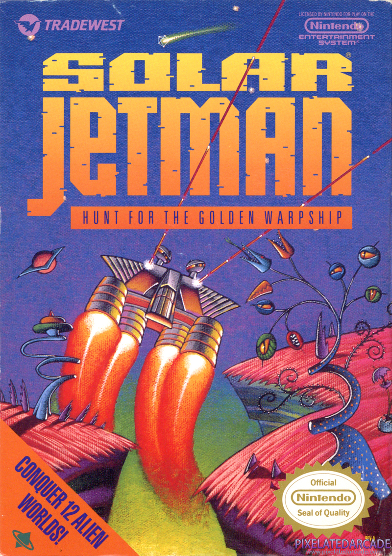 Solar Jetman: Hunt for the Golden Warpship Cover Art: Solar Jetman: Hunt for the Golden Warpship Cover Art: