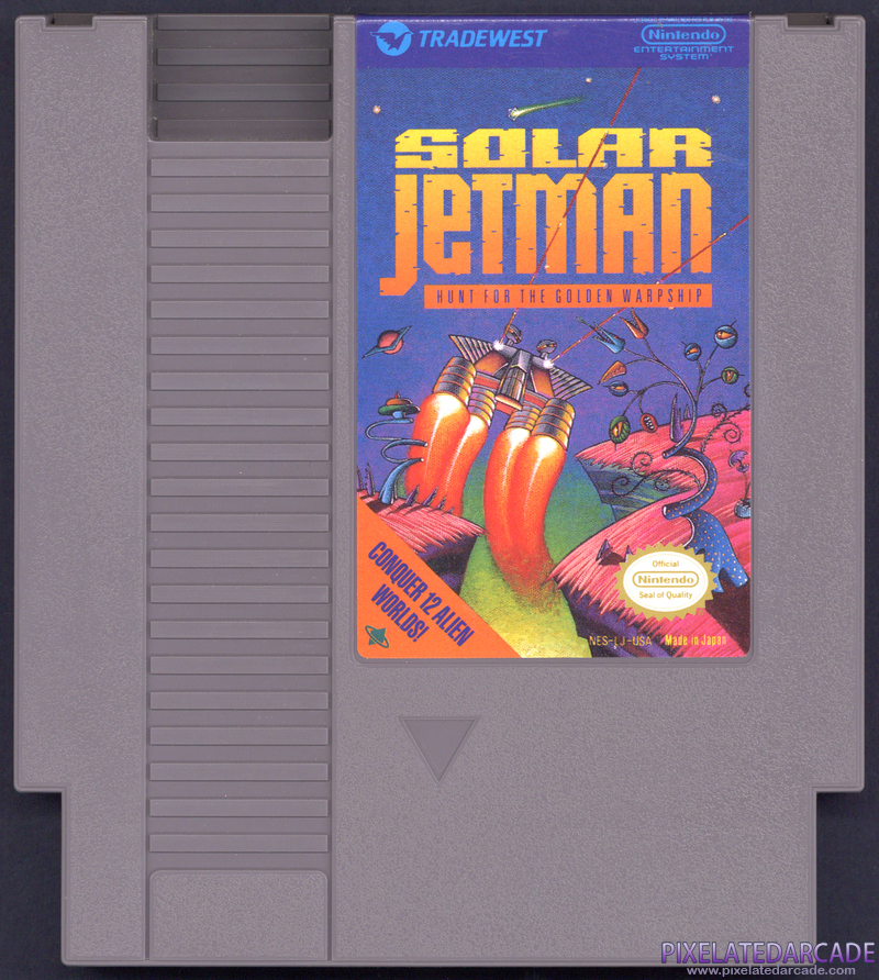 Solar Jetman: Hunt for the Golden Warpship Cover Art: Front Solar Jetman: Hunt for the Golden Warpship Cover Art: Front