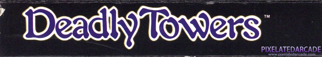 Deadly Towers Cover Art: Top Spine