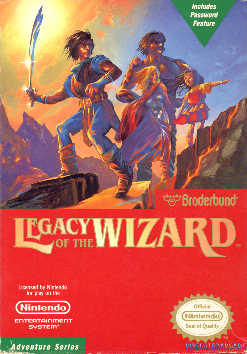 Legacy of the Wizard Cover Art: Legacy of the Wizard Cover Art: