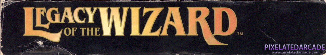 Legacy of the Wizard Cover Art: Top Spine Legacy of the Wizard Cover Art: Top Spine