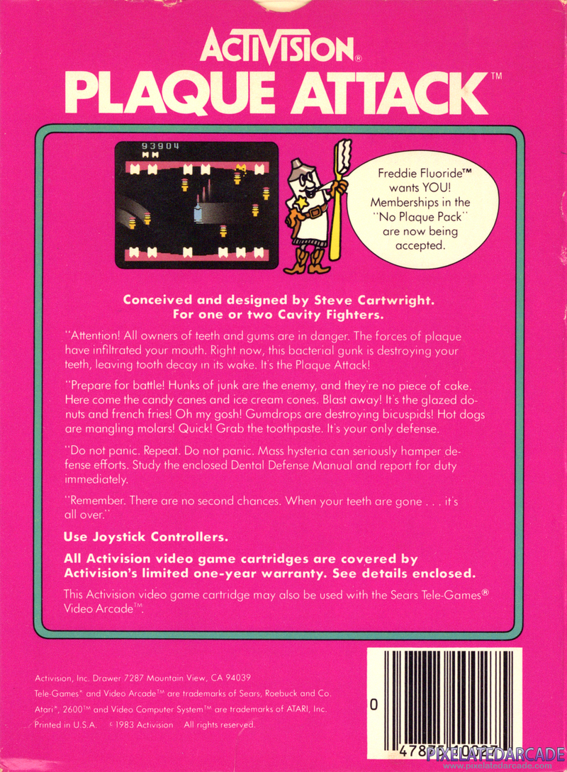 Plaque Attack Cover Art: Plaque Attack Cover Art: