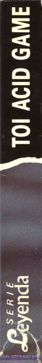 Toi Acid Game Cover Art: Left Spine Toi Acid Game Cover Art: Left Spine